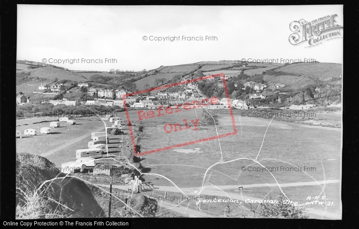 Photo of Pentewan, Caravan Site c.1955