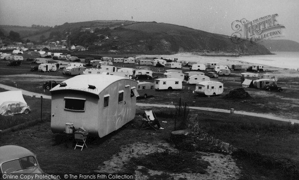 Photo of Pentewan, Caravan Site c.1955