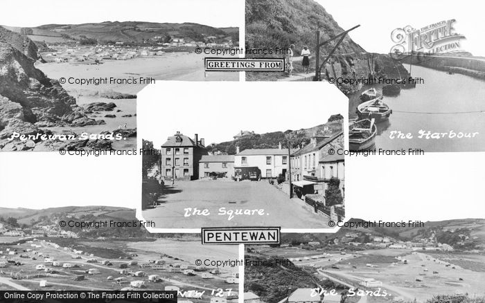 Photo of Pentewan, Composite c.1960