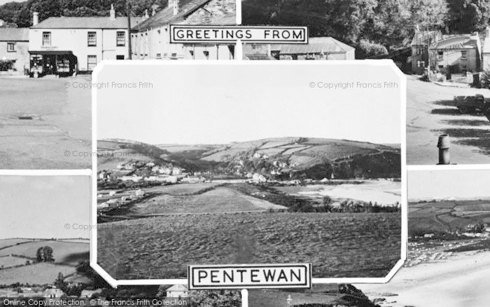 Photo of Pentewan, Composite c.1960