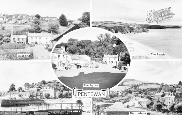 Photo of Pentewan, Composite c.1960