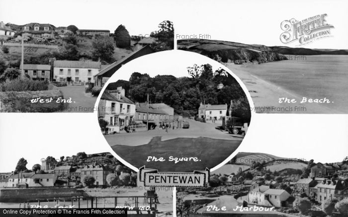 Photo of Pentewan, Composite c.1960