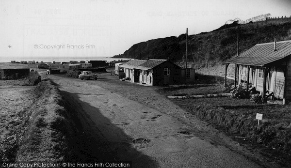 Photo of Pentewan, Entrance To Pentewan Camp c.1955