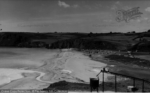 Photo of Pentewan, From The Cliffs c.1955