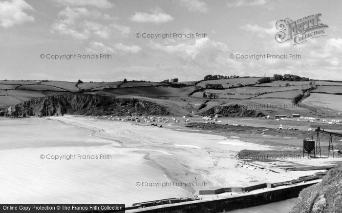 Photo of Pentewan, From The Cliffs c.1955