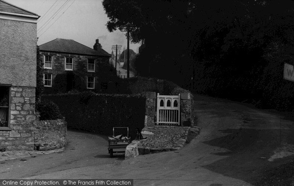 Photo of Pentewan, Porthpean Hill c.1955