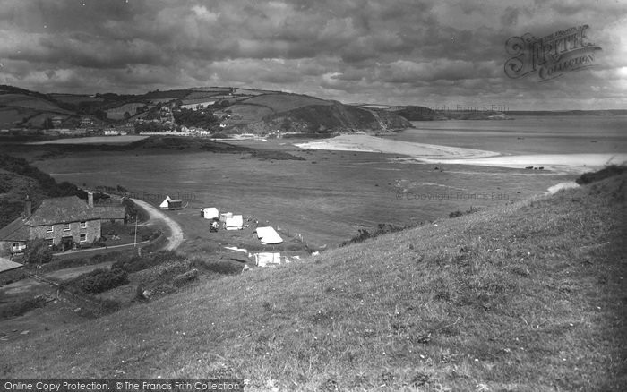 Photo of Pentewan, Sconhoe Farm And The Beach 1931