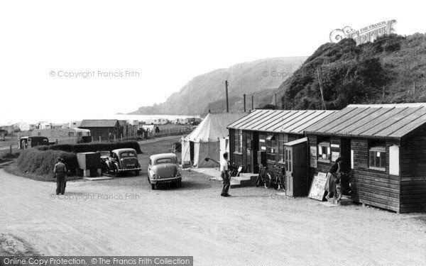 Photo of Pentewan, The Camp Entrance c.1955