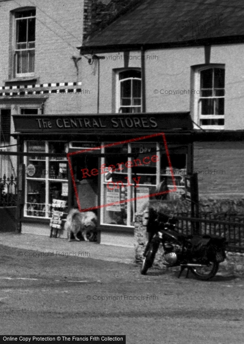 Photo of Pentewan, The Central Stores c.1950