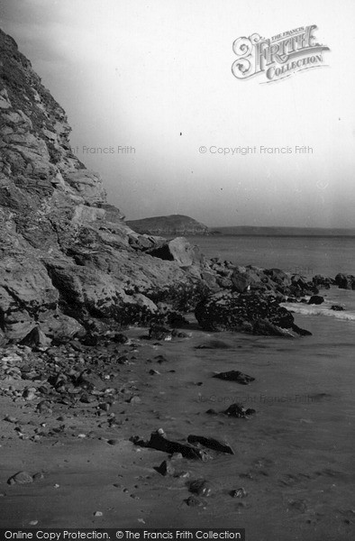 Photo of Pentewan, The Cliffs c.1955