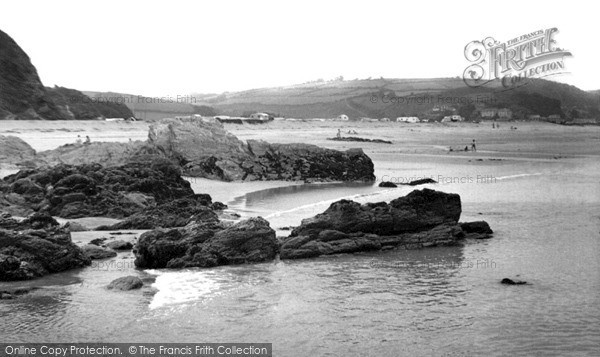 Photo of Pentewan, The Rocks c.1955