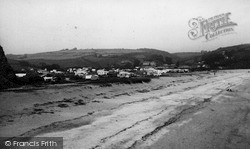 The Sands And Caravan Site c.1955, Pentewan