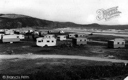 The Sands And Caravan Site c.1960, Pentewan