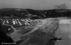 The Sands And Caravan Site c.1960, Pentewan