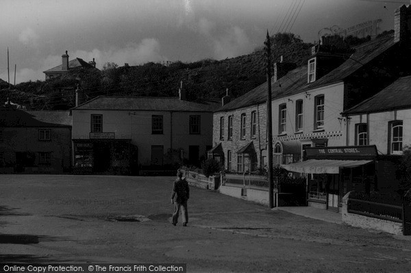 Photo of Pentewan, The Square c.1955
