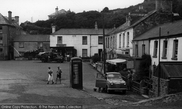 Photo of Pentewan, The Square c.1955