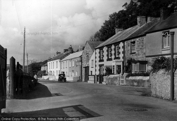 Photo of Pentewan, The Village c.1955