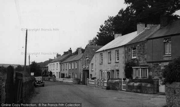 Photo of Pentewan, The Village c.1955