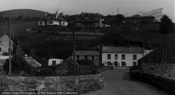 Photo of Pentewan, View From Bridge c.1955