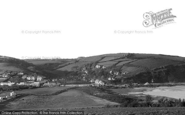 Photo of Pentewan, View From Mevagissey Hill c.1955