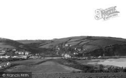 View From Mevagissey Hill c.1955, Pentewan