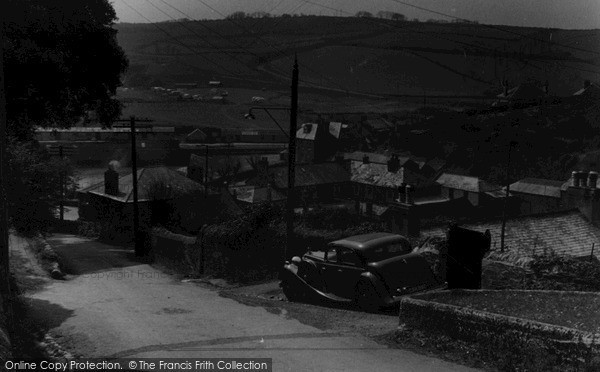 Photo of Pentewan, View From Porthpean Hill c.1955