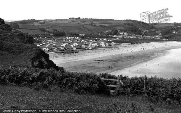 Photo of Pentewan, View From The First Stile c.1955