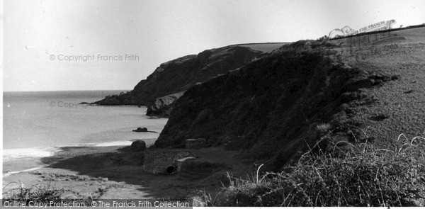Photo of Pentewan, West Cliff c.1955