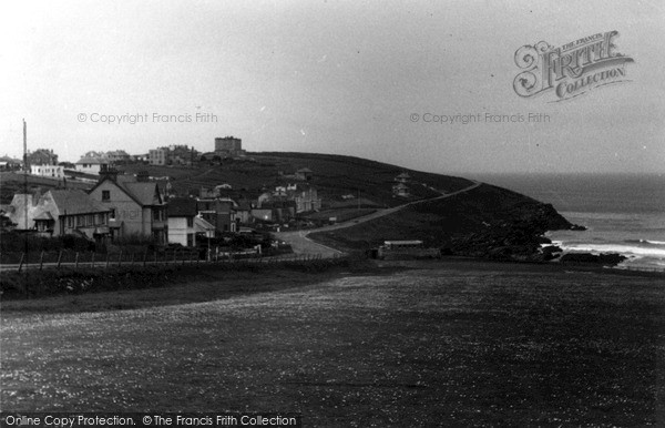 Photo of Pentire, Coast From Golf Links c.1955