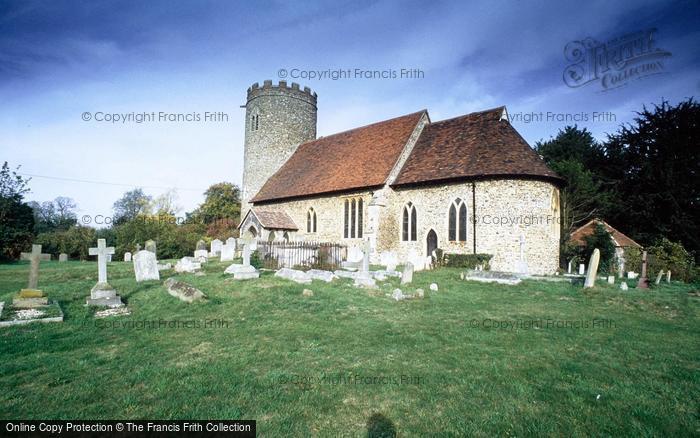 Photo of Pentlow, The Norman Church With Round Tower c.1990