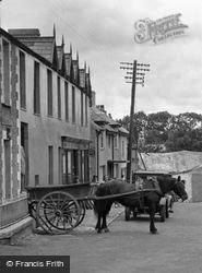 Horse And Cart In The Square c.1933, Pentraeth