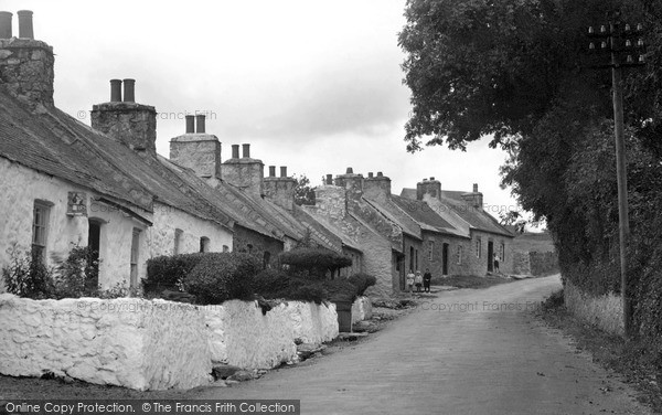 Photo of Pentraeth, Quaint Cottages c.1933