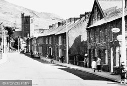 St Peter's Church And Carne Street c.1965, Pentre