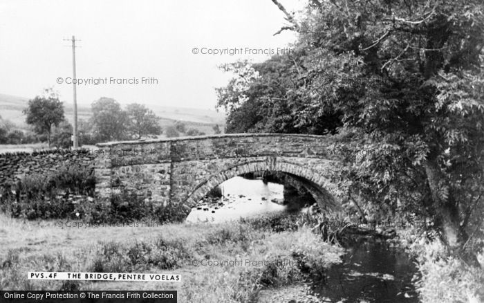 Photo of Pentre Voelas, The Bridge c.1955