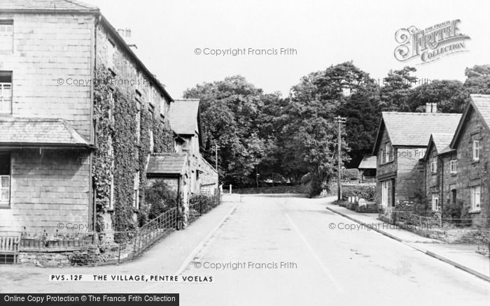 Photo of Pentre Voelas, The Village c.1960