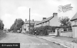 Pentrecwrt, Newcastle Emlyn Road c.1960, Pentre-Cwrt