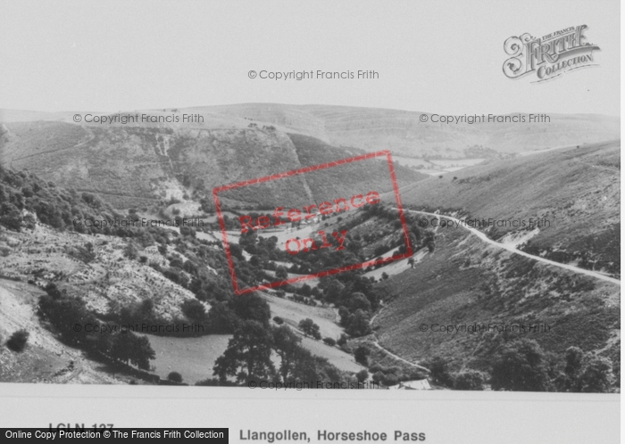 Photo of Pentredwr, Horseshoe Pass c.1955