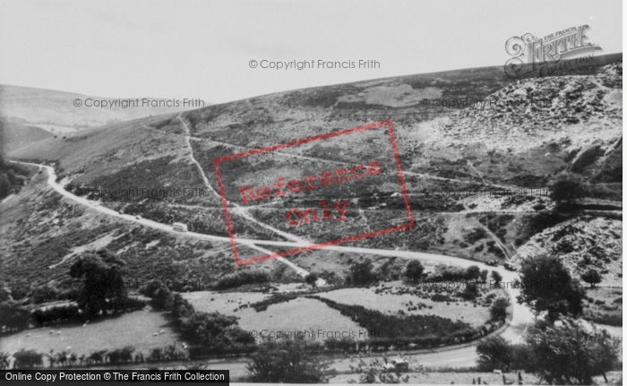 Photo of Pentredwr, The Horseshoe Pass c.1955