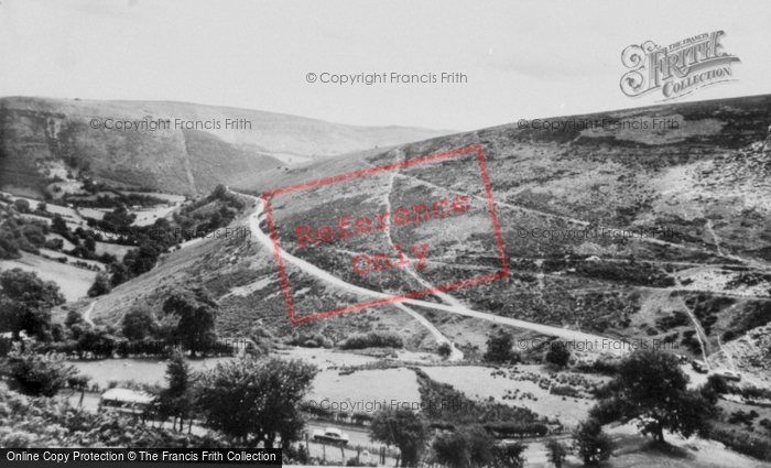 Photo of Pentredwr, The Horseshoe Pass c.1955