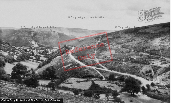 Photo of Pentredwr, The Horseshoe Pass c.1955