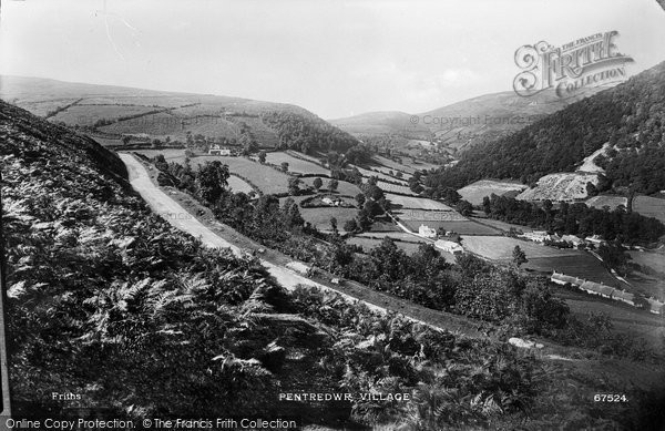 Photo of Pentredwr, The Village 1914