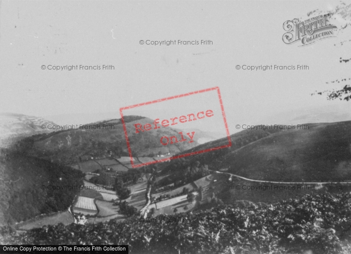 Photo of Pentredwr, View From Horseshoe Pass c.1935