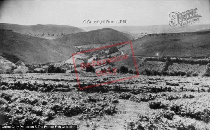 Photo of Pentredwr, View From Horseshoe Pass c.1955
