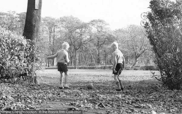 Photo of Penwortham, Football In Hurst Grange c.1965