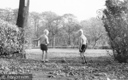 Football In Hurst Grange c.1965, Penwortham