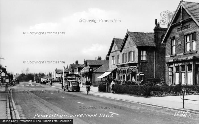 Photo of Penwortham, Liverpool Road c.1955
