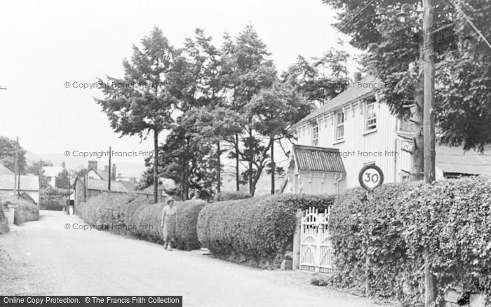 Photo of Penybontfawr, Station Road c.1955