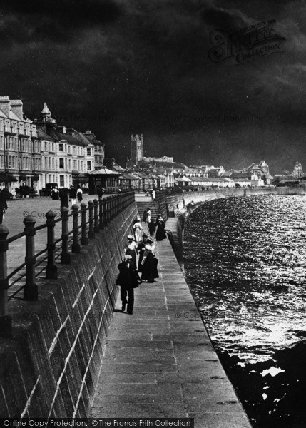 Photo of Penzance, A Walk On The Promenade 1908