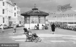 Father And Child On The Promenade c.1955, Penzance