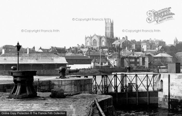 Photo of Penzance, From The Harbour 1890